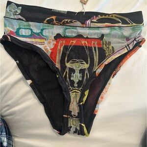 SKIMS Summer Mesh Brief/ orchid cabinet NWT 3X